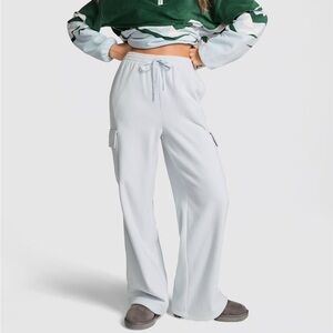 victoria secret cargo pants light blue